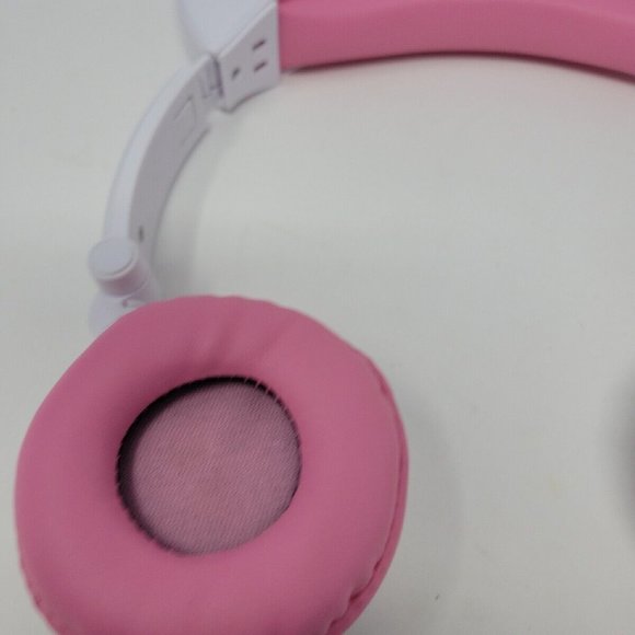 Art+Sound Unicorn LED Light Up Folding Headphones 3.5mm Wired White Pink Glam - Picture 8 of 14